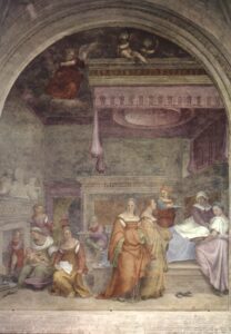 Birth of the Virgin by Andrea del Sarto, hand-painted oil painting reproduction