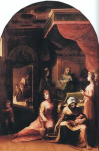 Birth of the Virgin by Domenico Beccafumi, hand-painted oil painting reproduction