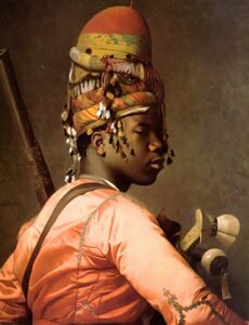 Black Bashi-Bazouk by Jean-Léon Gérôme, hand-painted oil painting reproduction