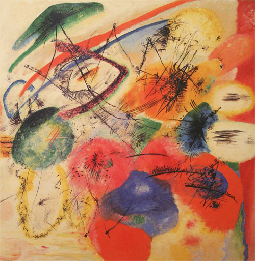 Black Lines I by Wassily Kandinsky, hand-painted oil reproduction