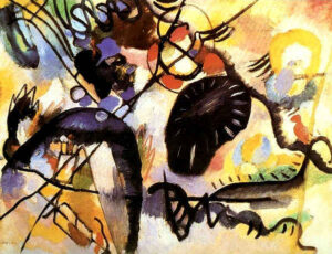 Black Spot by Wassily Kandinsky, hand-painted oil painting reproduction