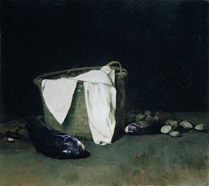 Blackfish and Clams by Emil Carlsen, hand-painted oil painting reproduction