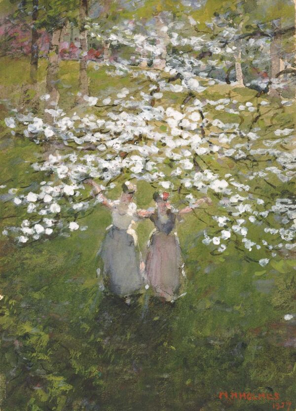 Blossoms by William Henry Holmes, hand-painted oil painting reproduction