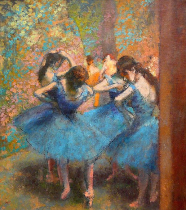 Blue Dancers by Edgar Degas, hand-painted oil painting reproduction