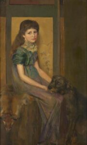 Blue Eyes and Brown by Tom Roberts, hand-painted oil painting reproduction