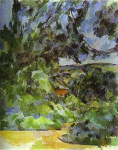 Blue Landscape by Paul Cézanne, hand-painted oil painting reproduction