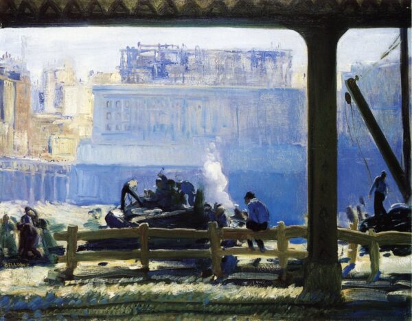 Blue Morning by George Bellows, hand-painted oil painting reproduction