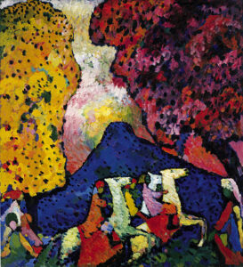 Blue Mountain by Wassily Kandinsky, hand-painted oil painting reproduction