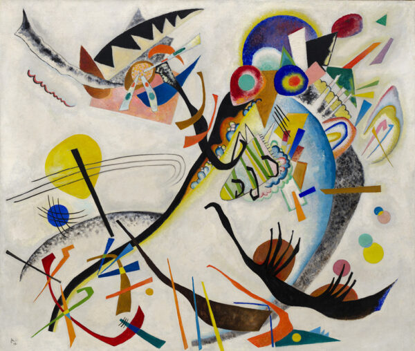 Blue Segment by Wassily Kandinsky, hand-painted oil painting reproduction