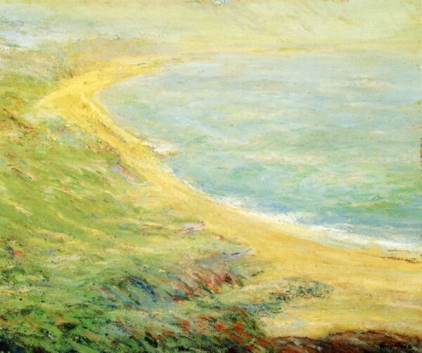 Bluff at Pourville by Guy Rose, hand-painted oil painting reproduction
