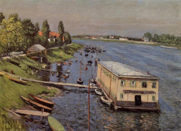 Boathouse in Argenteuil by Gustave Caillebotte, hand-painted oil painting reproduction