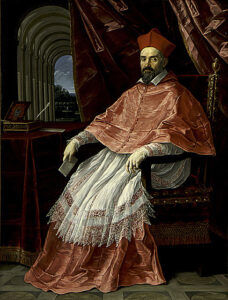 Portrait of Cardinal Roberto Ubaldino – Papal Legate to Bologna by Guido Reni, hand-painted oil painting reproduction