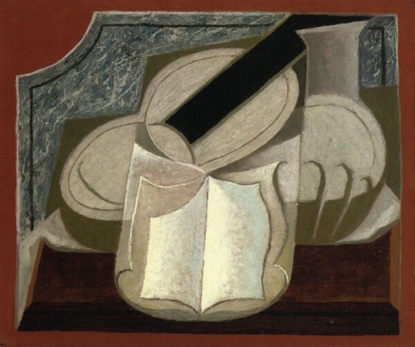Book and Guitar by Juan Gris, hand-painted oil painting reproduction