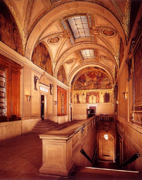 Boston Public Library by John Singer Sargent, hand-painted oil painting reproduction