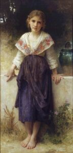 A Moment’s Rest by William Bouguereau, hand-painted oil painting reproduction
