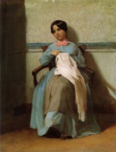 A Portrait of Leonie Bouguereau by William Bouguereau, hand-painted oil painting reproduction