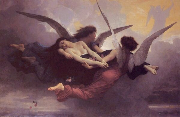 A Soul Brought to Heaven by William Bouguereau, hand-painted oil painting reproduction
