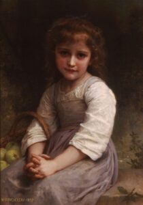 Apples by William Bouguereau, hand-painted oil painting reproduction