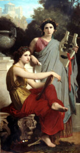 Art and Literature by William Bouguereau, hand-painted oil painting reproduction