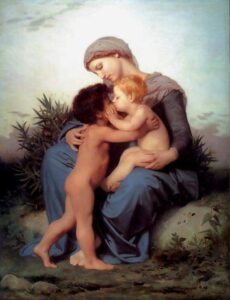 Fraternal Love by William Bouguereau, hand-painted oil painting reproduction