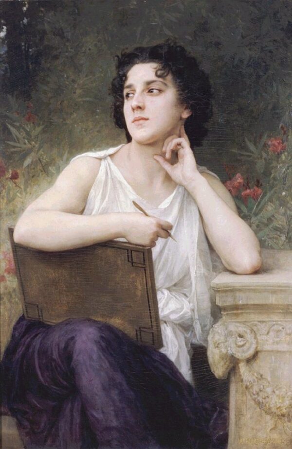 Inspiration by William Bouguereau, hand-painted oil painting reproduction