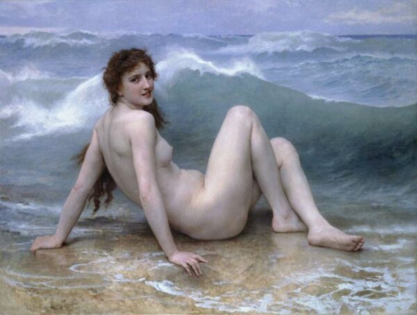 La Vague by William Bouguereau, hand-painted oil painting reproduction