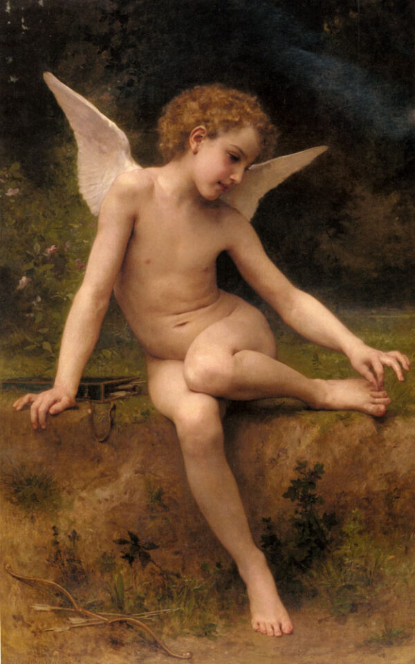 L’Amour A L’Epine by William Bouguereau, hand-painted oil painting reproduction