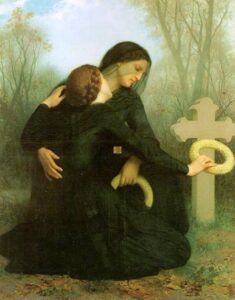 Le Jour des morts by William Bouguereau, hand-painted oil painting reproduction