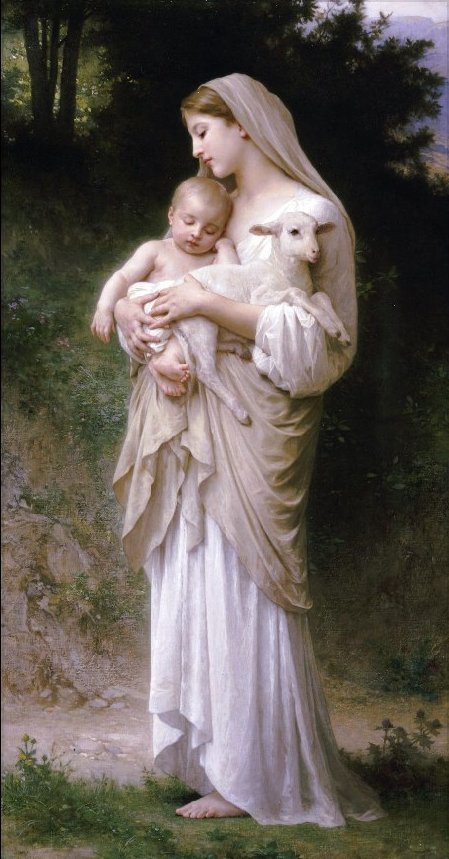 L’Innocence by William Bouguereau, hand-painted oil reproduction