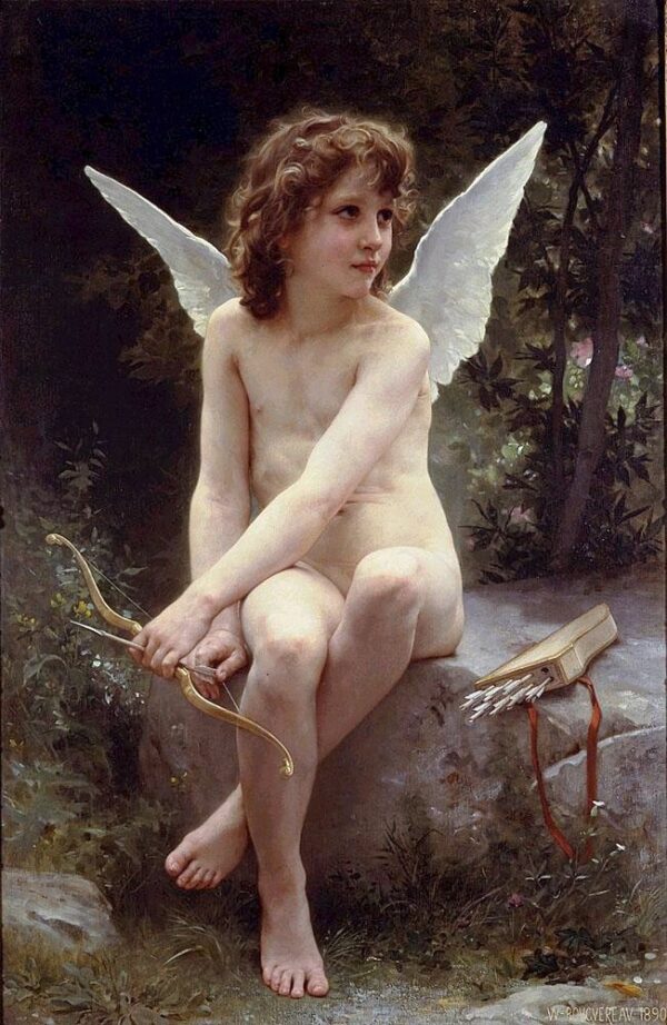 Love on the Lookout by William Bouguereau, hand-painted oil painting reproduction