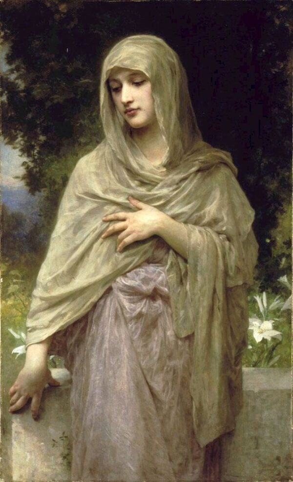 Modesty by William Bouguereau, hand-painted oil painting reproduction