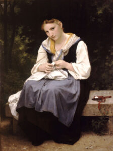 Ouvriere Young Worker by William Bouguereau, hand-painted oil painting reproduction