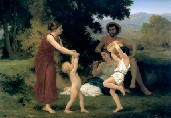 Pastoral by William Bouguereau, hand-painted oil painting reproduction