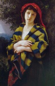 Pendant l’Orage by William Bouguereau, hand-painted oil painting reproduction