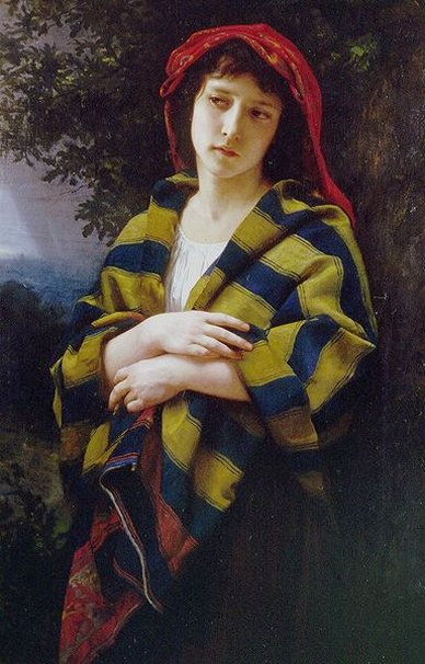 Pendant l’Orage by William Bouguereau, hand-painted oil reproduction