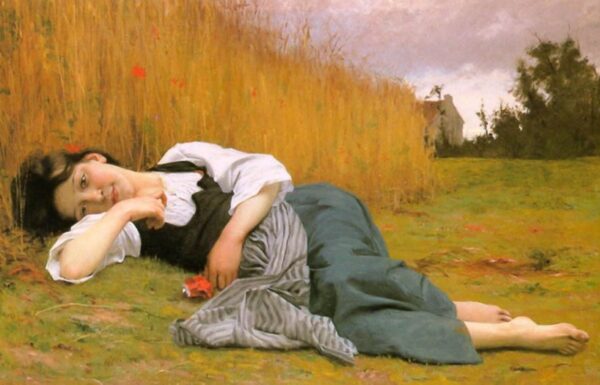 Rest by William Bouguereau, hand-painted oil painting reproduction
