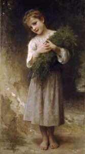 Return from the Fields by William Bouguereau, hand-painted oil painting reproduction