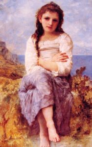 Sweet Nothings by William Bouguereau, hand-painted oil painting reproduction