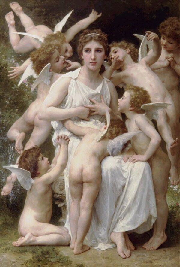 The Assault by William Bouguereau, hand-painted oil painting reproduction