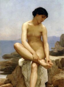 The Bather by William Bouguereau, hand-painted oil painting reproduction