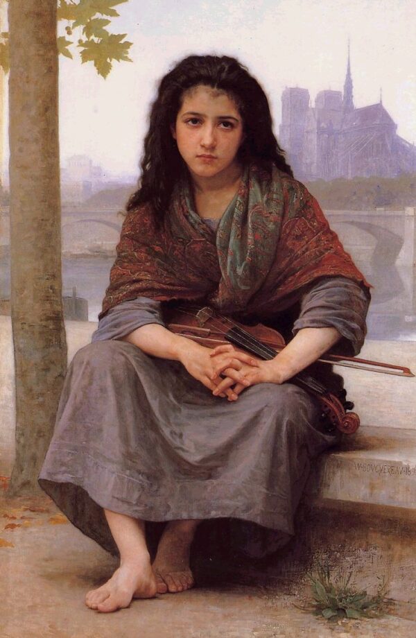 The Bohemian by William Bouguereau, hand-painted oil painting reproduction
