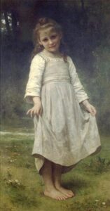 The Curtsy by William Bouguereau, hand-painted oil painting reproduction