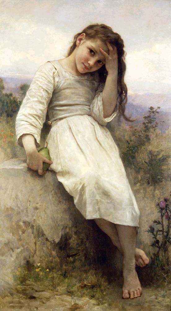 The Little Thief by William Bouguereau, hand-painted oil reproduction