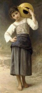 The Water Girl by William Bouguereau, hand-painted oil painting reproduction