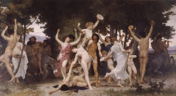 The Youth of Bacchus by William Bouguereau, hand-painted oil painting reproduction