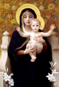 Virgin and Child by William Bouguereau, hand-painted oil painting reproduction
