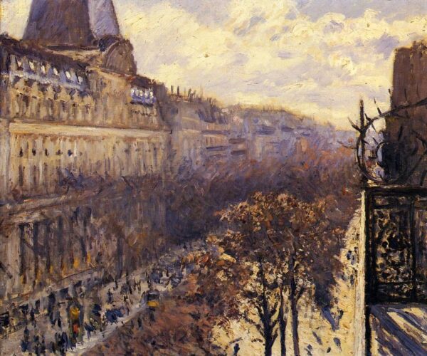 Boulevard des Italiens by Gustave Caillebotte, hand-painted oil painting reproduction