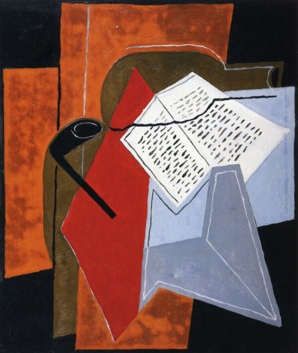 Bowl and Book by Juan Gris, hand-painted oil painting reproduction