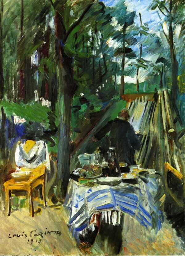 Bowling Alley by Lovis Corinth, hand-painted oil painting reproduction