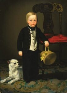 Boy with Dog by Charles Christian Nahl, hand-painted oil painting reproduction